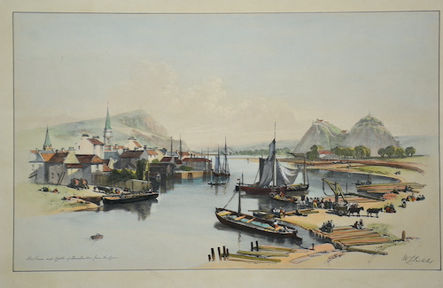 The Town and Castle of Dumbarton from the Leven