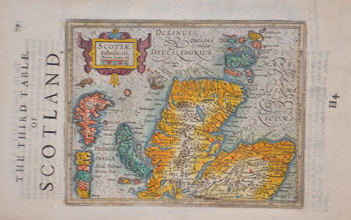 The third table of Scotland. / Scotiae tabula. III.