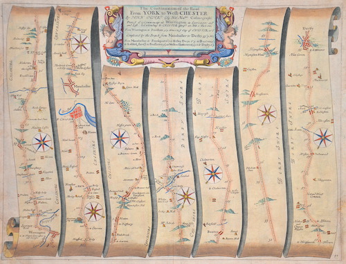 The Continuation of the Road From York to West-Chester By John Ogilby