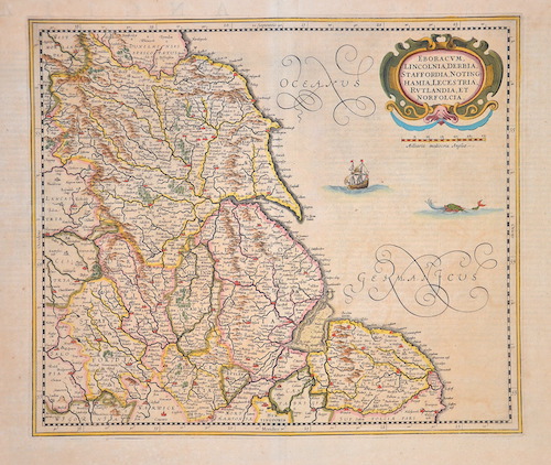 Eboracum, Lincolnia, Derbia, Staffordia, Notinghamia, Lecestria, Rutlandia, et Norfolcia.