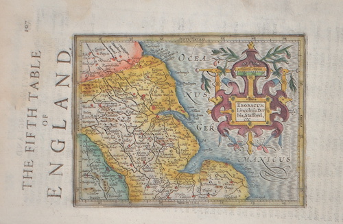 The fifth table of England. / Eboracum Lincolnia Derbia, Stafford, etc