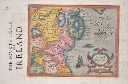 The fourth table of Ireland. / Ultonia Oriental.