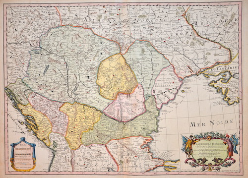 Carte de la Hongrie et des Pays qui en dependoient autrefois..