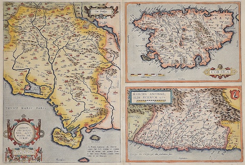 Senensis ditionis, accurata descrip./ Corsica/ Marcha Anconae, olim Picenum