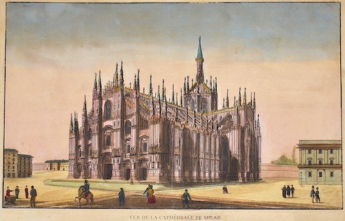 Vue de la Cathedrale de Milan