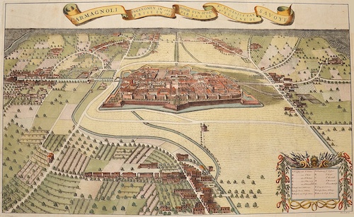 Carmagnoli ingenomen in 1691 door syn Ht.den Pr. Eugenius van Savoye…….