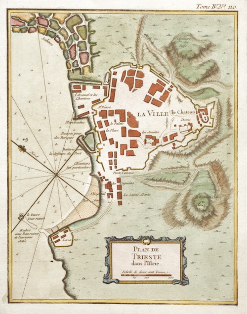 Plan de Trieste dans l’Istrie.