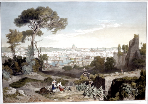 Rom im Jahre 1847. Aus dem König-Ludwigs-Album.