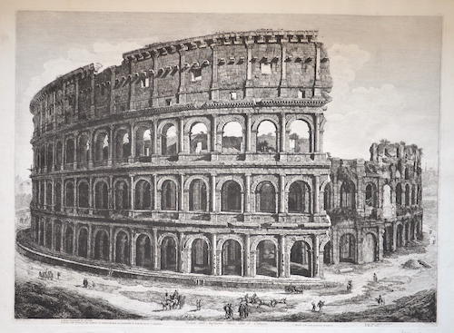 Veduta dell Anfiteatro Flavio, detto il Colosseo.
