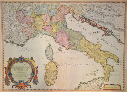 Carte Generale de L’Italie et des Isles et Pays Circonvoisins..