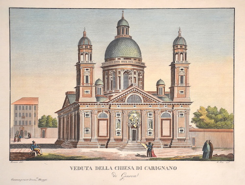 Veduta della Chiesa di Carignano di Genova