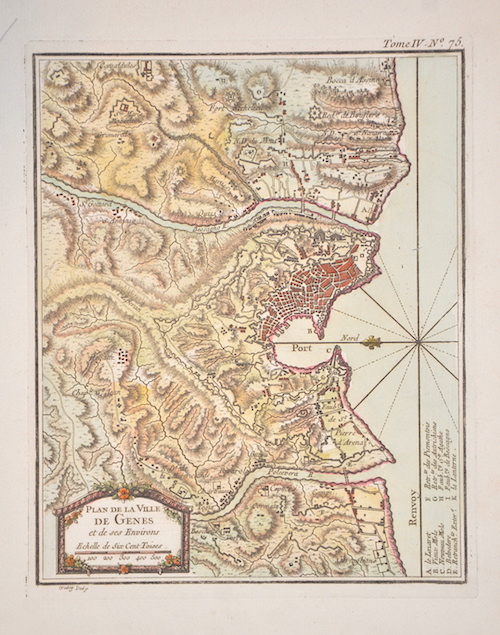 Plan de la Ville de Genes et de ses Environs