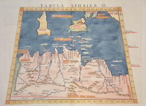 Tabula Aphricae II. Secunda a Aphricae Tabula.