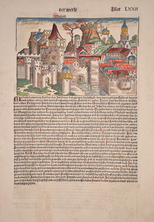 Mayland / der werlt Blat LXXII