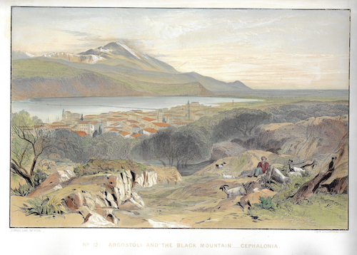 No. 12. Argostóli and the Black Mountain – Cephalonia.