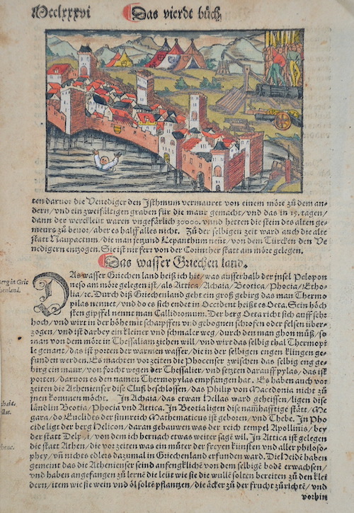 Das vierdt büch / Von dem Griechen land.