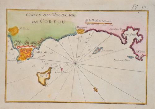 Carte du Mouillage de Corfou