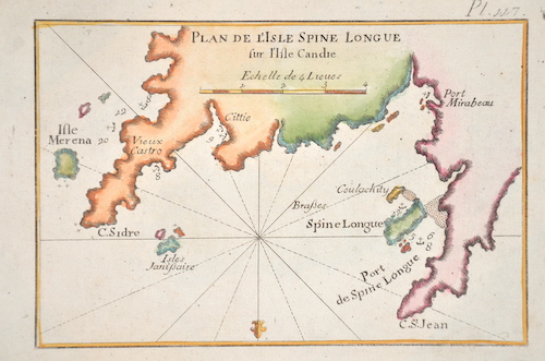 Plan de L’Isle Spine Longue sur I’Isle Candie
