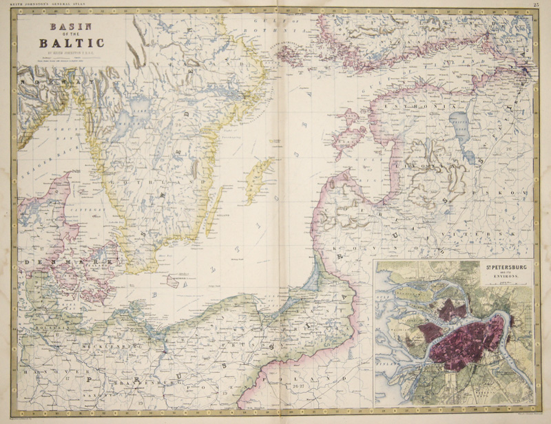 Basin of the Baltic by Keith Johnston F.R.S.E.