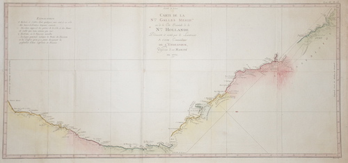 Carte de la N. Galles merid… N. Hollande