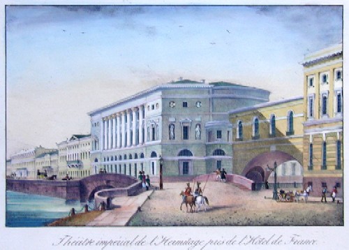 Theatre imperial de l’Hermitage pres de l’Hotel de France.