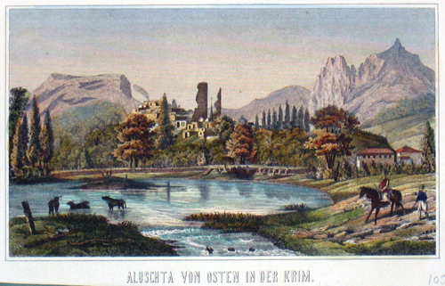 Aluschta von Osten in der Krim