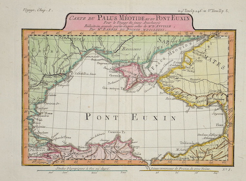 Carte du Palus Meotide et du Pont Euxin….
