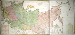 Generalkarte des Grossrussichen Grossreichs mit der Eintheilung in die neu errichteten Statthalterschaften und Kreise …