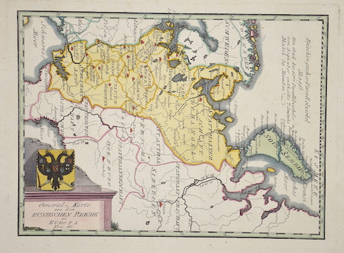 General – Karte von dem Russischen Reiche in Europa