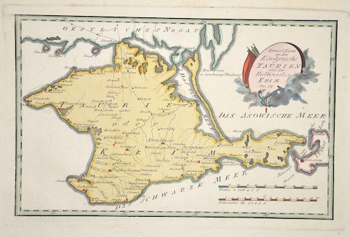 Spezial Karte von dem Königreiche Taurien oder der Hallbinsel Krim