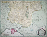 Carte de l´Empire des Russies en Europe partie meridionale