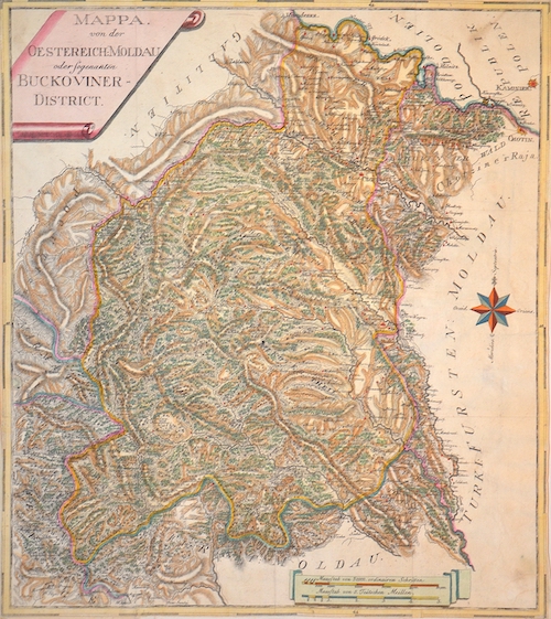 Mappa von der Oesterrech: Moldau oder sogenanten Buckoviner District