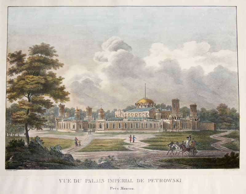 Vue du Palais Impérial de Petrowski