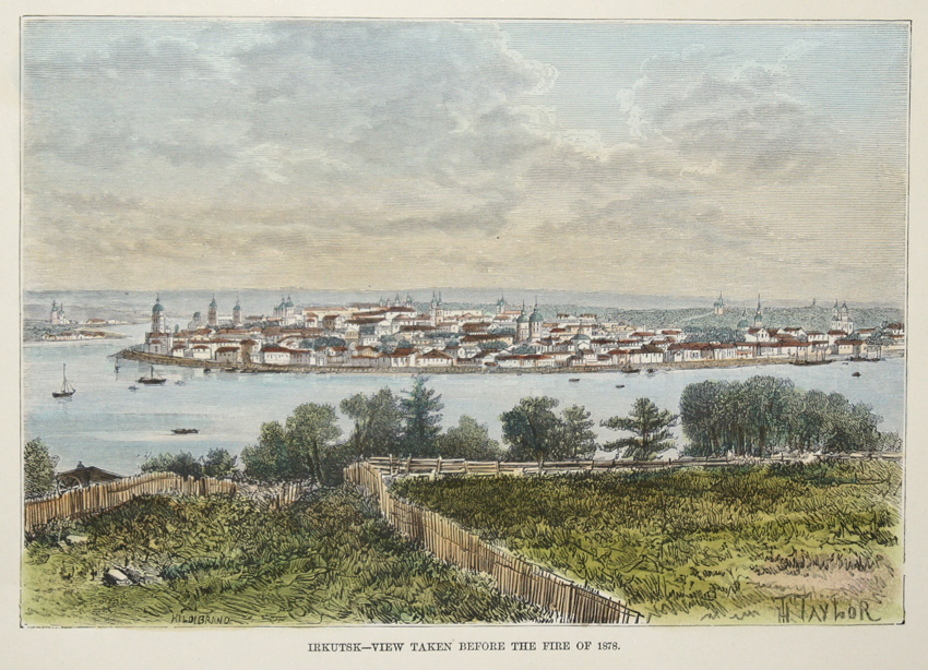 Irkutsk-View taken before the fire of 1878