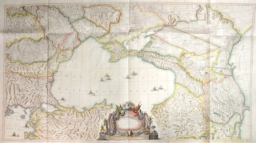Carte de la Partie septentrionale de l Empire Otoman Contenant la Crimee, la Moldavie, la Valakie, la Bulgarie, avec la Nouvelle Russie,…