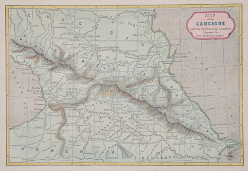 Map of the Caucasus and the Neighbouring Countries.