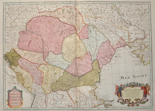 Carte de la Hongrie et des Pays qui en dependoient autrefois..