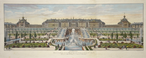 Peterhoff. Maison de plaisance de Sa Majeste Imperiale de toutes les Russie u. u. u.