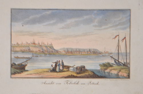 Ansicht von Tobolsk am Irtisch.