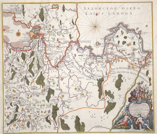 Conspectus recens et accuratus magnae partis Lacus ladogae et Sinus Finnici…