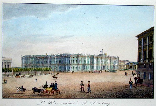 Le palais imperial a St. Petersbourg