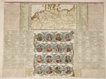 Carte des Etats du Roy de Prusse, L´etat de maison, la chronologie et les estampes des electeurs et autres Souvereigns, qui sont issus