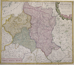Mappa Geographica  Poloniae ex novissimis quot quot sunt. Mappis specialibus composita in parte maiores..