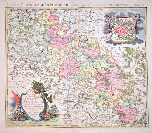 Seps et inferioris ducatus Silesiae / Carte Generale du Duche de Silesie