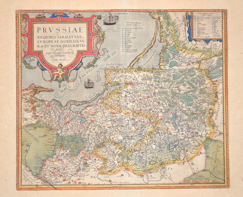 Prussiae regionis Sarmatiae Europeae Nobiliss. Vera et nova descriptio