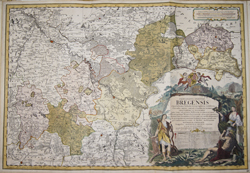 Principatus Silesiae Bregensis exactissima Tabula Geographica…