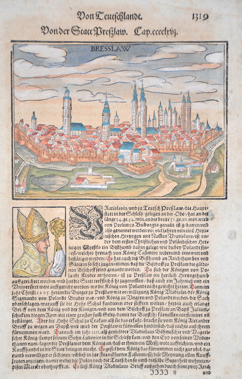 Von der Statt Preßlaw / Von Teutschlandt. 1319