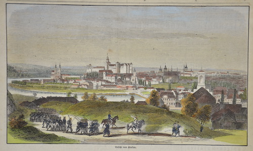 Ansicht von Krakau.