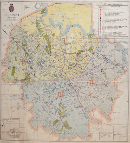 Bukarest Stadtplan