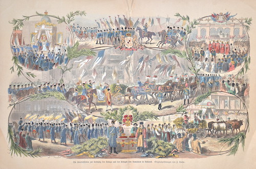 Die Feierlichkeiten zur Krönung des Königs und der Königin von Rumänien in Bukarest.